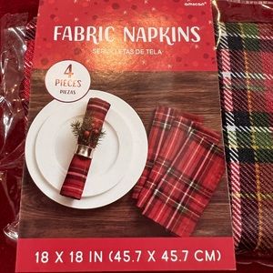 Holiday Cloth Napkins 4 pack